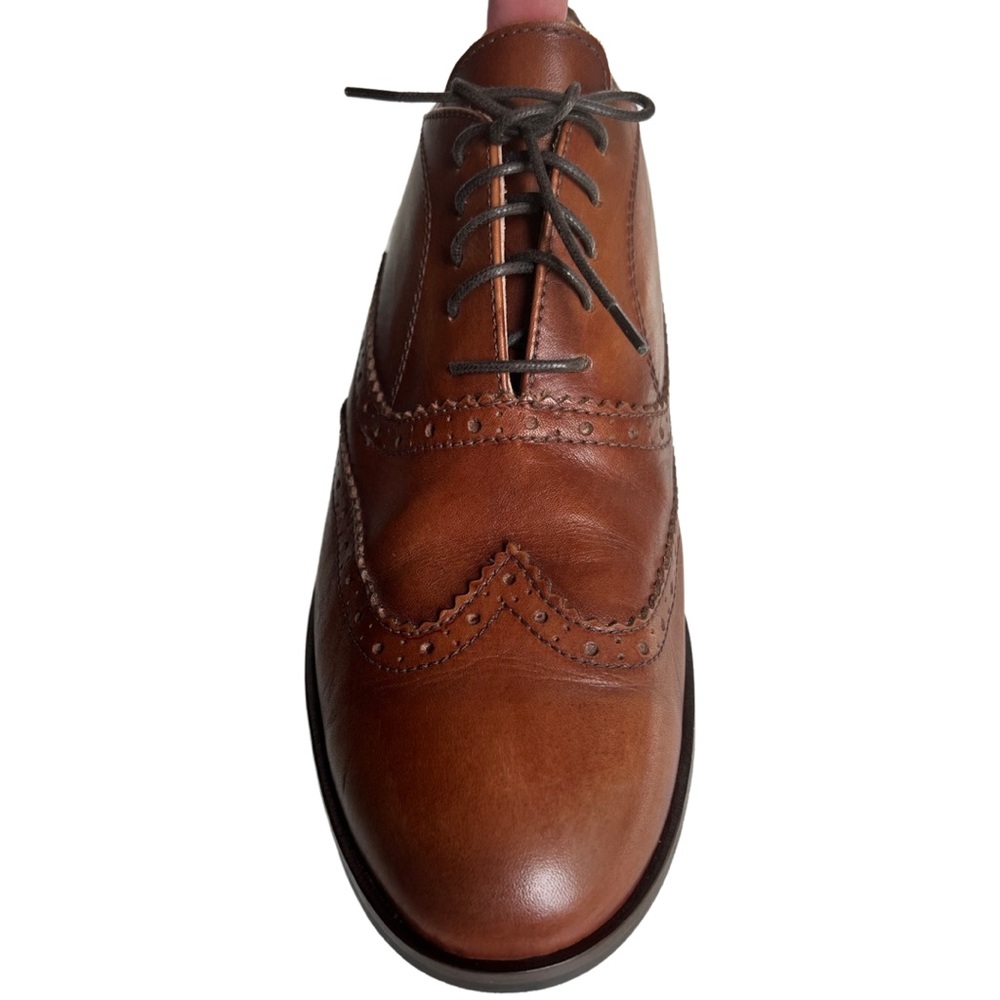 Massimo Matteo Leather Shoes. Wingtip, Made in Italy, size 11, EUC - Picture 9 of 12
